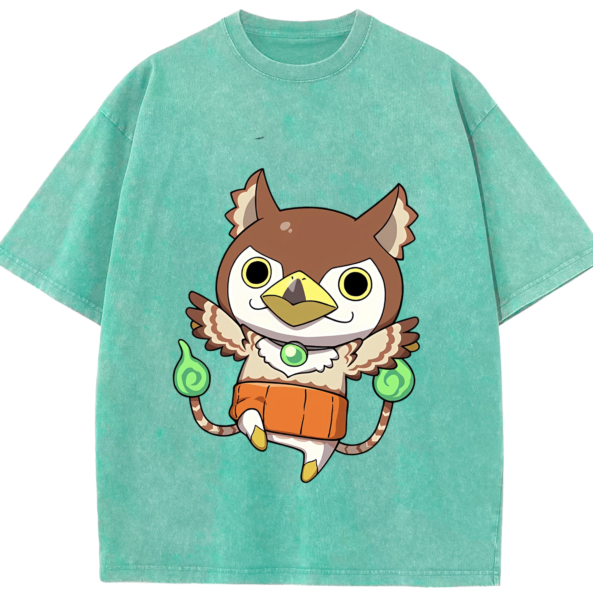 （画像用） 妖怪ウォッチ Yo-kai Watch 綿100% ヴィンテージ風 半袖Tシャツ（フロントプリント）